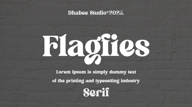 Flagfies Font