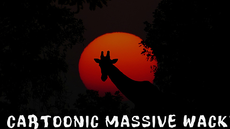 Cartoonic Massive Font Family