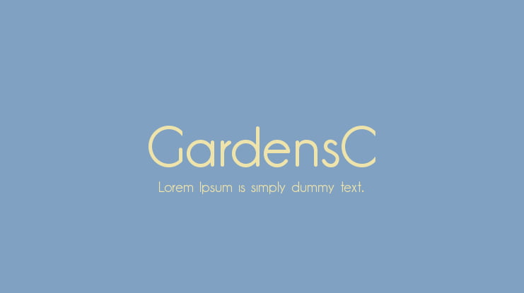 GardensC Font