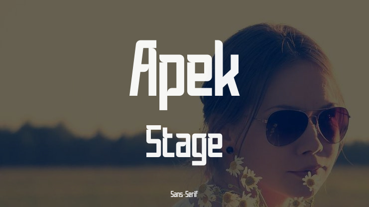Apek Stage Font