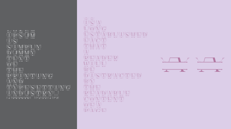 Simple Floral Line Monogram Font