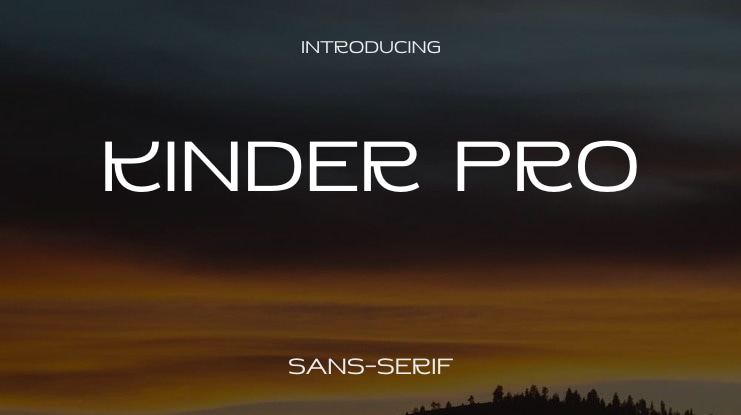 KINDER PRO Font