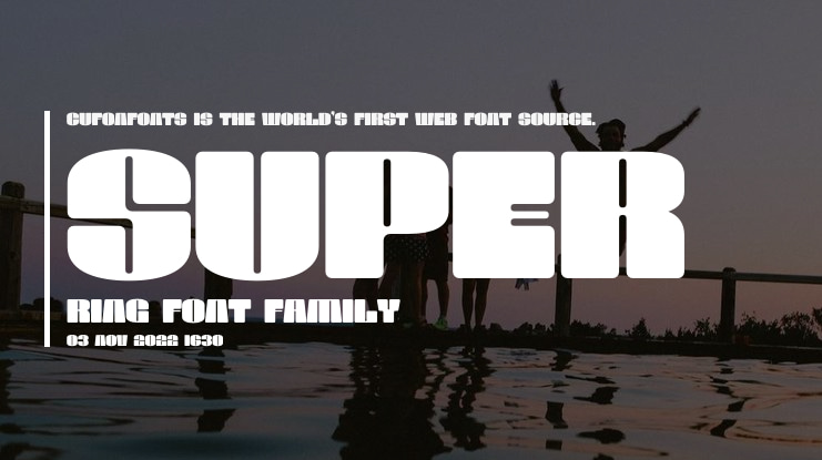 SUPER RING Font