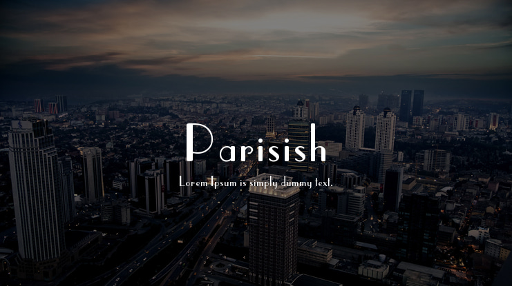 Parisish Font