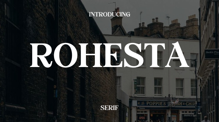 ROHESTA Font