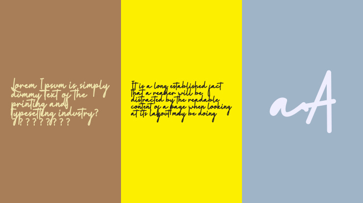 Renubela Signature Font