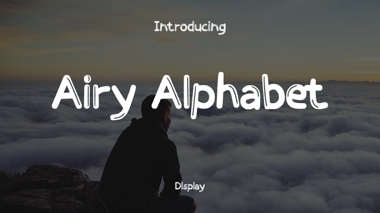 Airy Alphabet Font