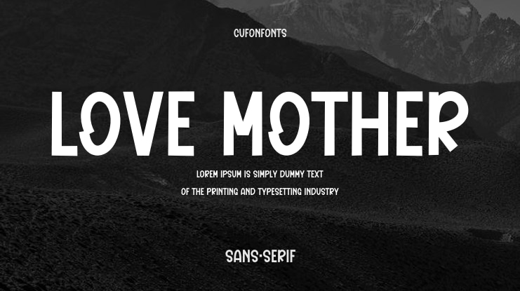 Love Mother Font