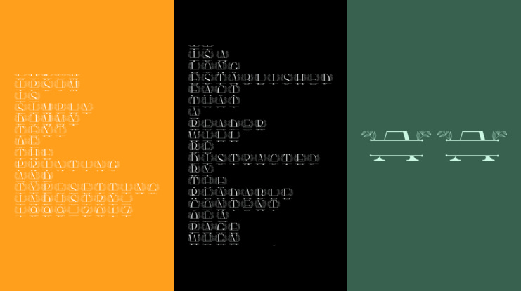 Garden Leaves Line Monogram Font