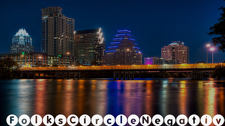 FolksCircleNegative Font Family