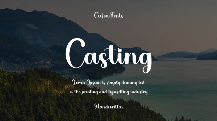 Casting Font