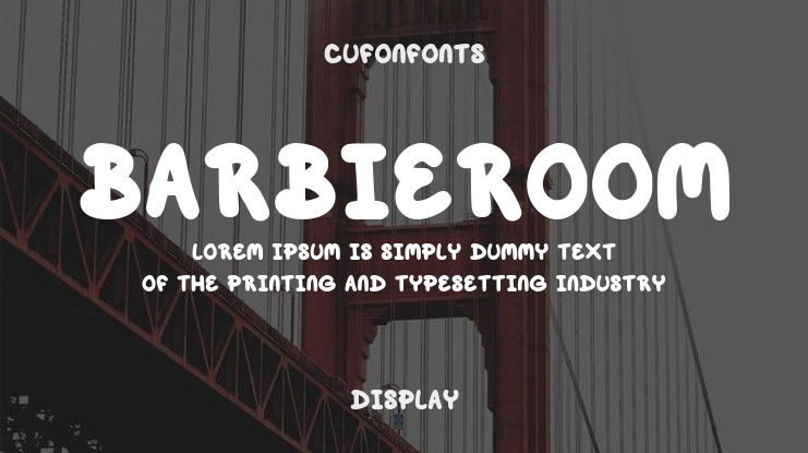 Barbieroom Font