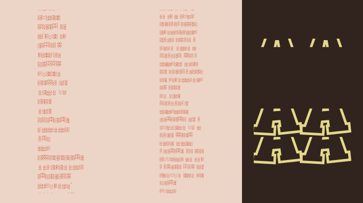 Stacked College Monogram Font