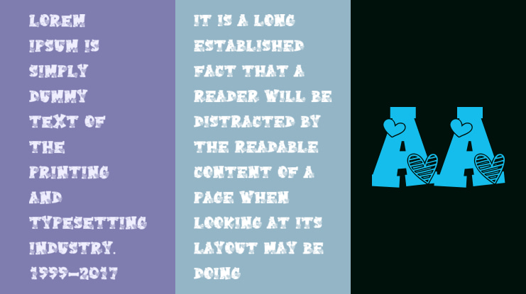 Valentine College Font