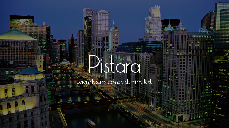Pistara Font