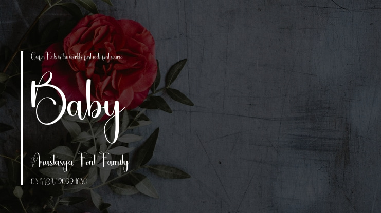 Baby Anastasya Font