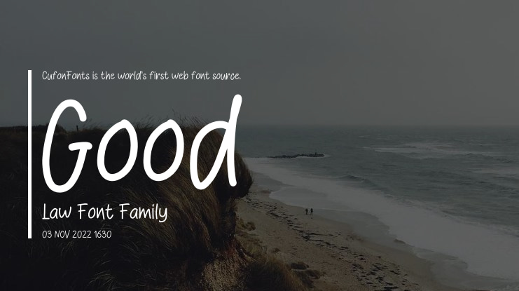 Good Law Font
