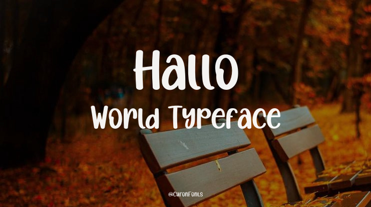 Hallo World Font