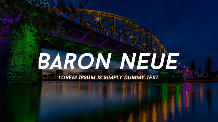 Baron Neue Font Family