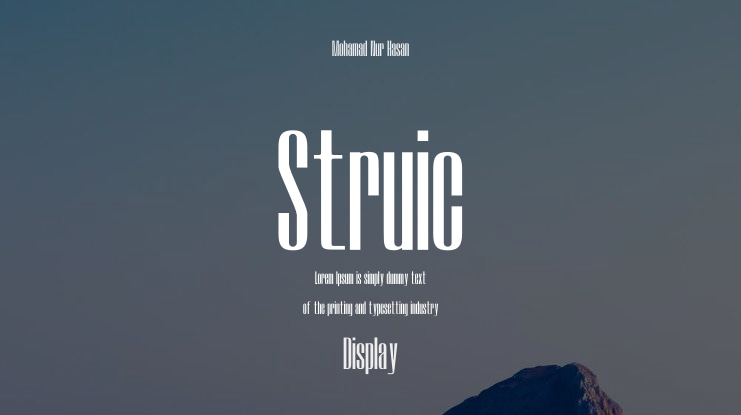 Struic Font