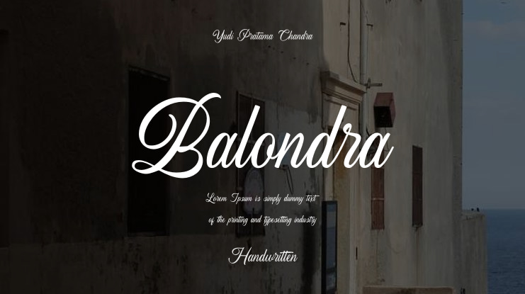 Balondra Font