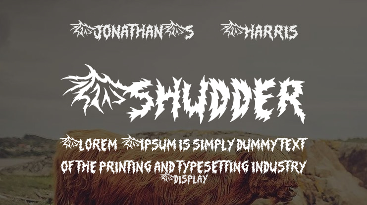 Shudder Font