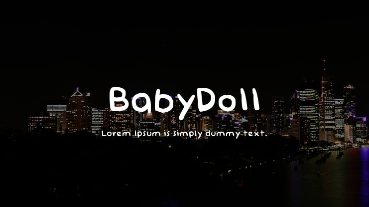 BabyDoll Font
