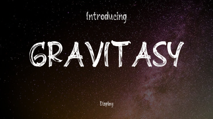 GRAVITASY Font
