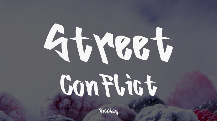 Street Conflict Font