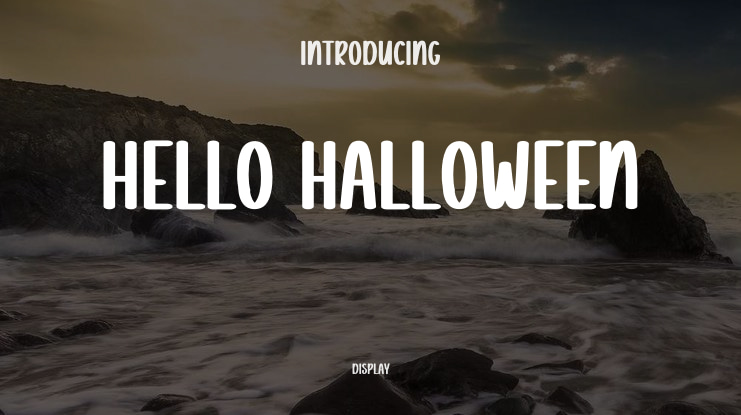Hello Halloween Font