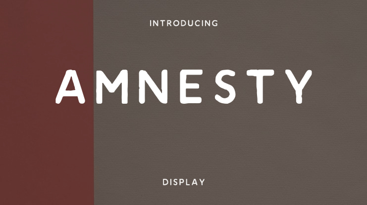 Amnesty Font Family
