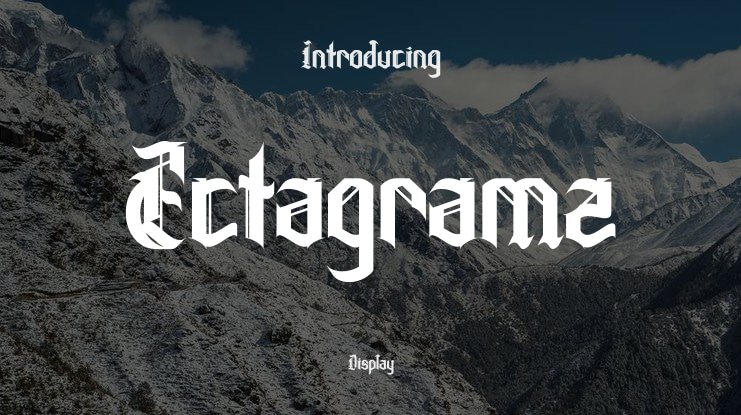 Ectagramz Font