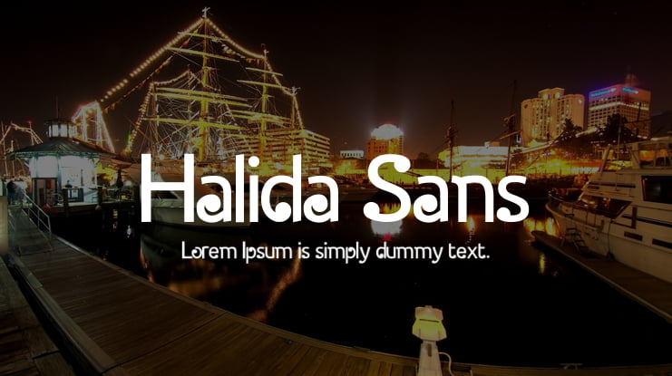 Halida Sans Font