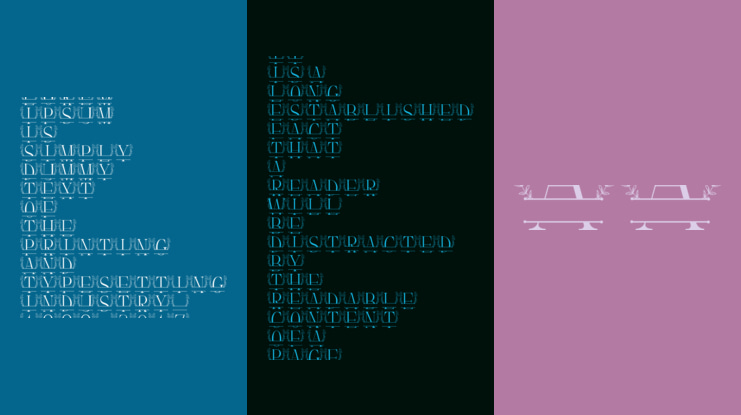 Rose Buds Line Monogram Font