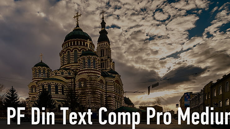 PF Din Text Comp Pro Medium Font