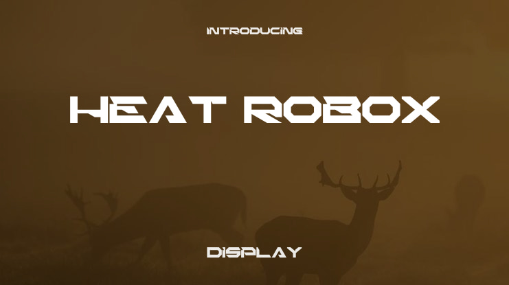 Heat Robox Font