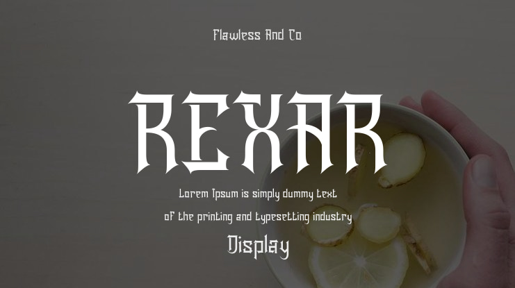 REXAR Font