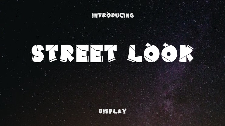 Street Look Font Family