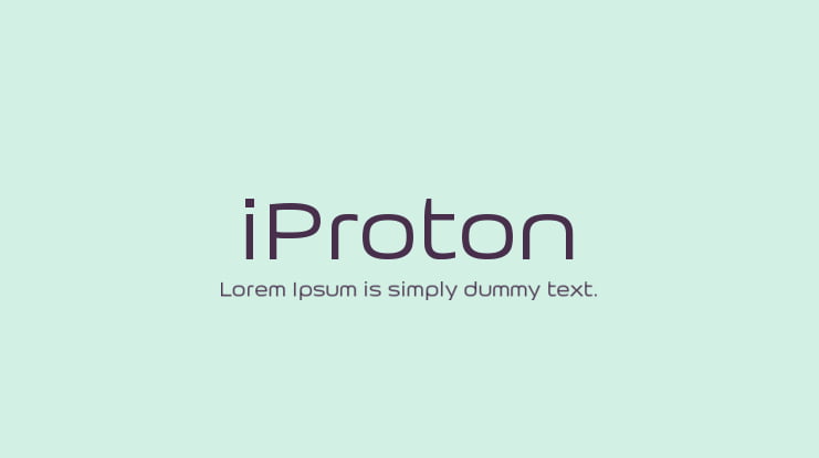 iProton Font