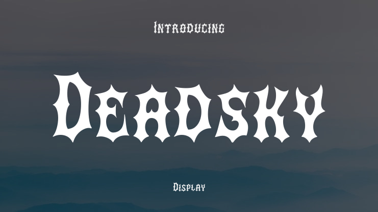Deadsky Font