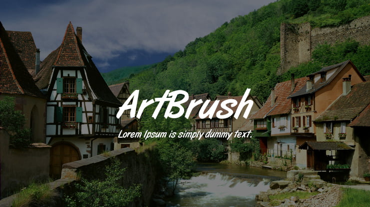 ArtBrush Font