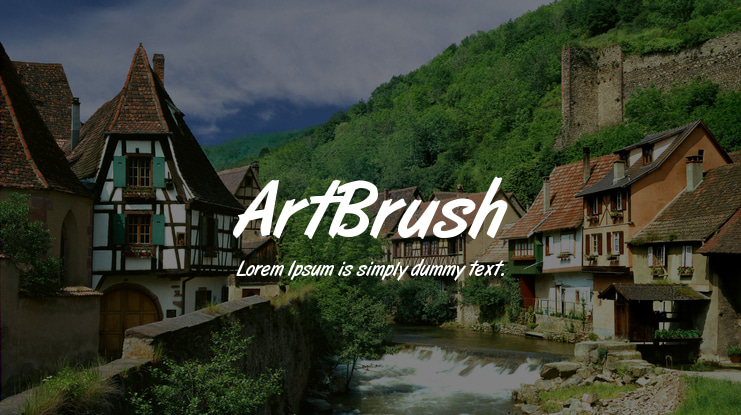 ArtBrush Font