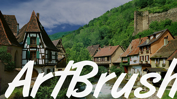 ArtBrush Font