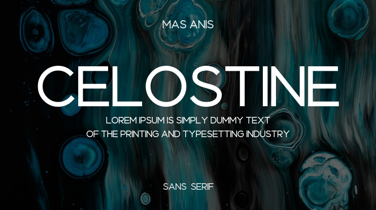 Celostine Font