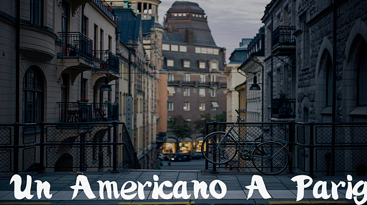 Un Americano A Parigi Font