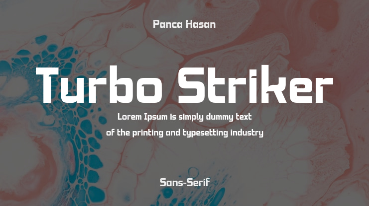 Turbo Striker Font