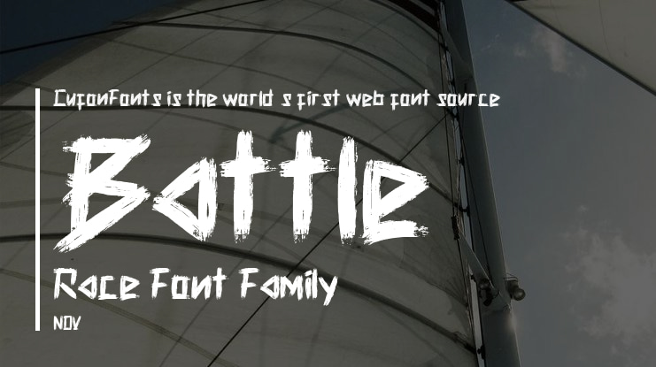 Battle Race Font