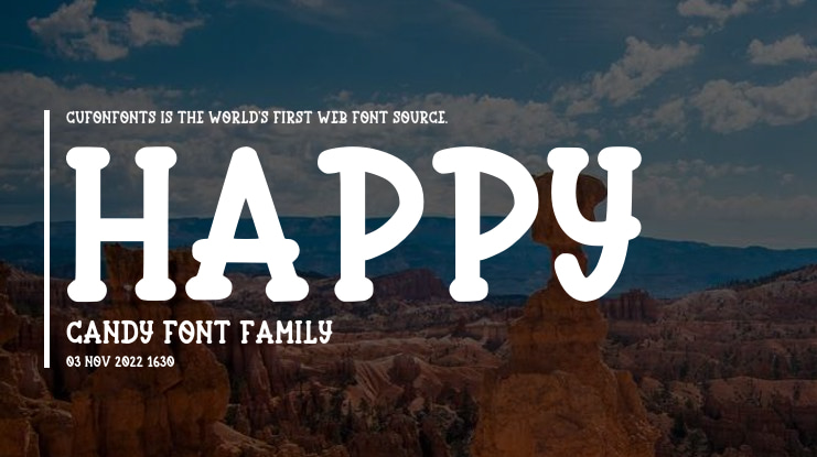 Happy Candy Font