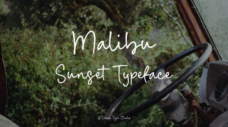 Malibu Sunset Font