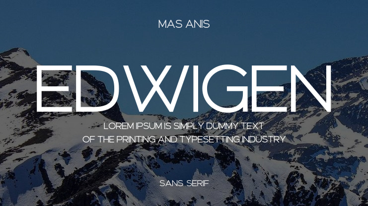 Edwigen Font